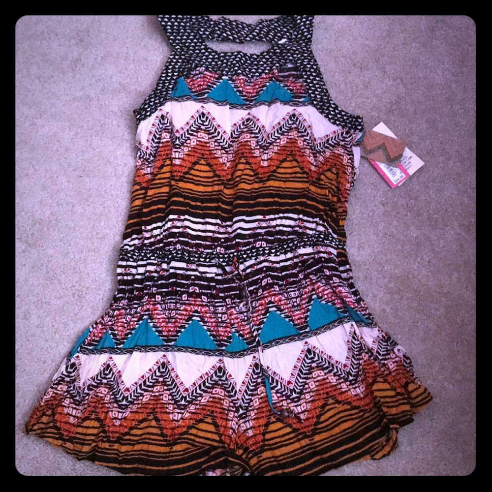 Super cute and colorful Xs romper by Xhilaration!